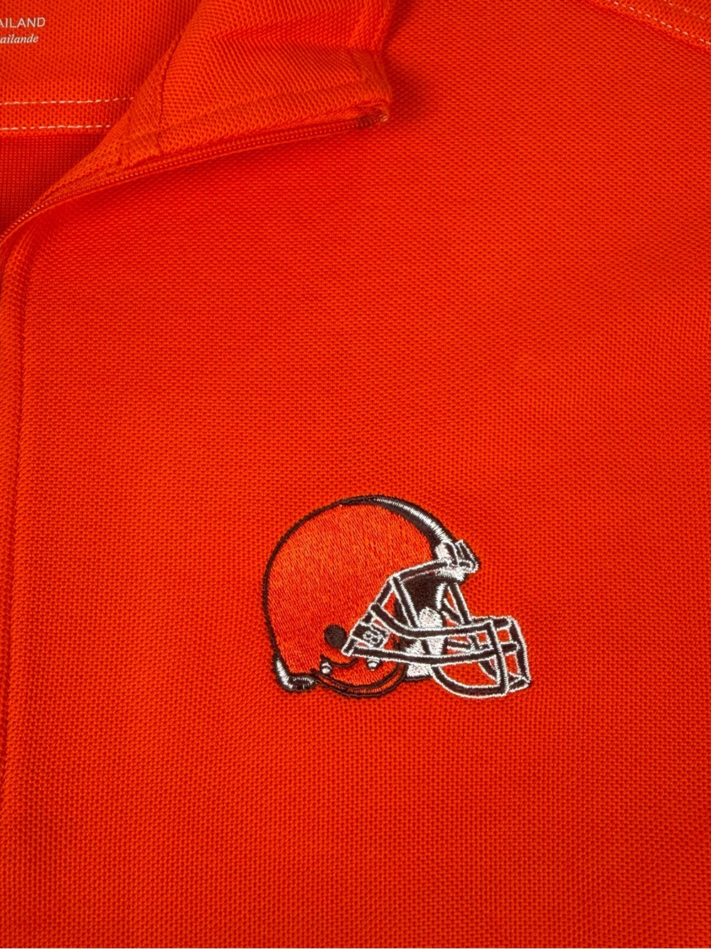 Tommy Bahama Cleveland Browns Pullover Mens M Orange Islandzone 1/4 Zip Supima - Picture 8 of 13
